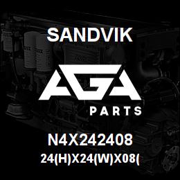 N4X242408 Sandvik 24(H)X24(W)X08( | AGA Parts