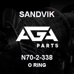 N70-2-338 Sandvik O RING | AGA Parts