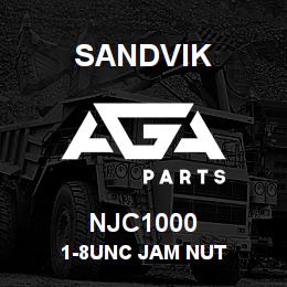 NJC1000 Sandvik 1-8UNC JAM NUT | AGA Parts