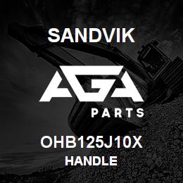 OHB125J10X Sandvik HANDLE | AGA Parts