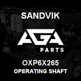 OXP6X265 Sandvik OPERATING SHAFT | AGA Parts