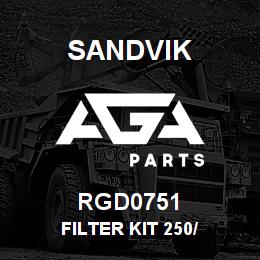 RGD0751 Sandvik FILTER KIT 250/ | AGA Parts