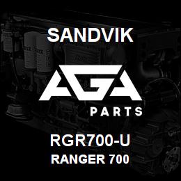 RGR700-U Sandvik RANGER 700 | AGA Parts
