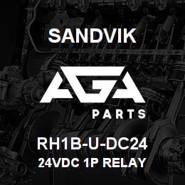 RH1B-U-DC24 Sandvik 24VDC 1P RELAY | AGA Parts
