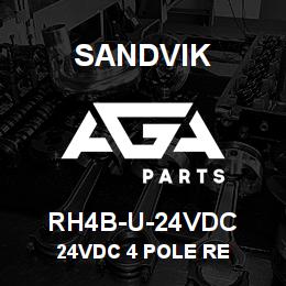 RH4B-U-24VDC Sandvik 24VDC 4 POLE RE | AGA Parts