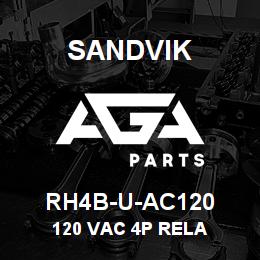 RH4B-U-AC120 Sandvik 120 VAC 4P RELA | AGA Parts