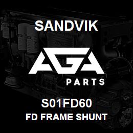 S01FD60 Sandvik FD FRAME SHUNT | AGA Parts