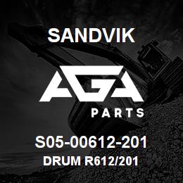 S05-00612-201 Sandvik DRUM R612/201 | AGA Parts