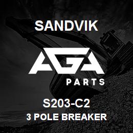 S203-C2 Sandvik 3 POLE BREAKER | AGA Parts