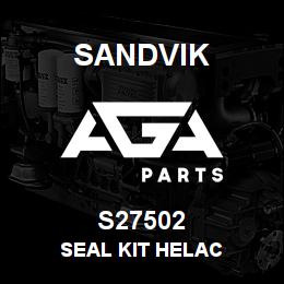 S27502 Sandvik SEAL KIT HELAC | AGA Parts