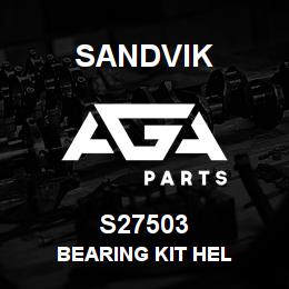 S27503 Sandvik BEARING KIT HEL | AGA Parts