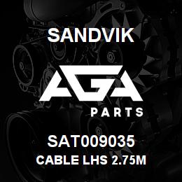SAT009035 Sandvik CABLE LHS 2.75M | AGA Parts