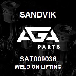 SAT009036 Sandvik WELD ON LIFTING | AGA Parts