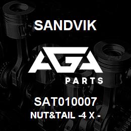 SAT010007 Sandvik NUT&TAIL -4 X - | AGA Parts