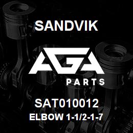 SAT010012 Sandvik ELBOW 1-1/2-1-7 | AGA Parts