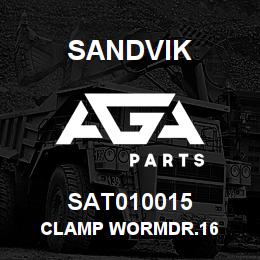SAT010015 Sandvik CLAMP WORMDR.16 | AGA Parts