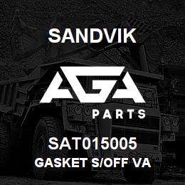 SAT015005 Sandvik GASKET S/OFF VA | AGA Parts
