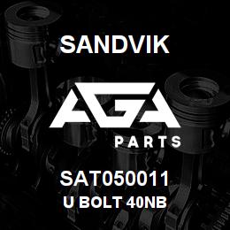 SAT050011 Sandvik U BOLT 40NB | AGA Parts