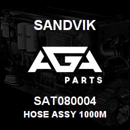 SAT080004 Sandvik HOSE ASSY 1000M | AGA Parts