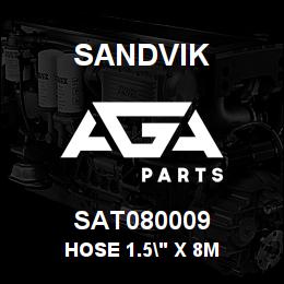 SAT080009 Sandvik HOSE 1.5" X 8M | AGA Parts