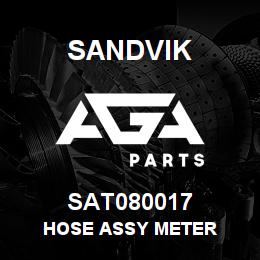 SAT080017 Sandvik HOSE ASSY METER | AGA Parts