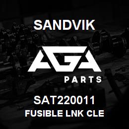 SAT220011 Sandvik FUSIBLE LNK CLE | AGA Parts