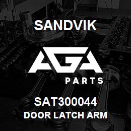 SAT300044 Sandvik DOOR LATCH ARM | AGA Parts