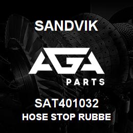SAT401032 Sandvik HOSE STOP RUBBE | AGA Parts