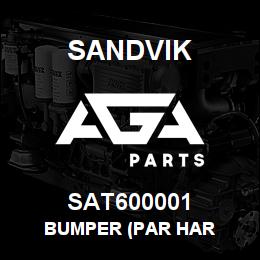 SAT600001 Sandvik BUMPER (PAR HAR | AGA Parts