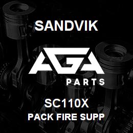 SC110X Sandvik PACK FIRE SUPP | AGA Parts