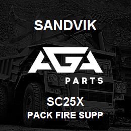 SC25X Sandvik PACK FIRE SUPP | AGA Parts