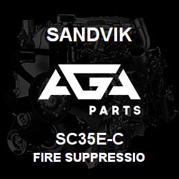 SC35E-C Sandvik FIRE SUPPRESSIO | AGA Parts