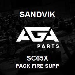 SC65X Sandvik PACK FIRE SUPP | AGA Parts