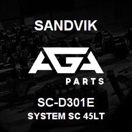 SC-D301E Sandvik SYSTEM SC 45LT | AGA Parts