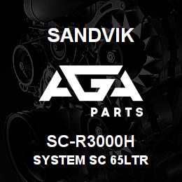 SC-R3000H Sandvik SYSTEM SC 65LTR | AGA Parts