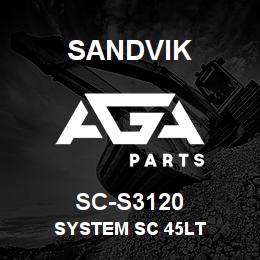 SC-S3120 Sandvik SYSTEM SC 45LT | AGA Parts