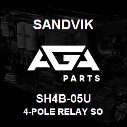 SH4B-05U Sandvik 4-POLE RELAY SO | AGA Parts