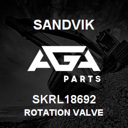 SKRL18692 Sandvik ROTATION VALVE | AGA Parts