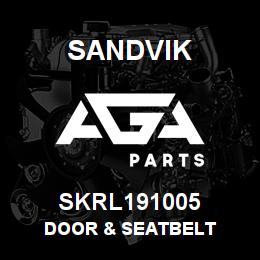 SKRL191005 Sandvik DOOR & SEATBELT | AGA Parts