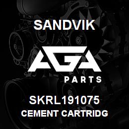 SKRL191075 Sandvik CEMENT CARTRIDG | AGA Parts