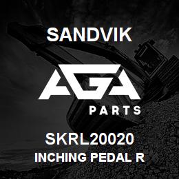 SKRL20020 Sandvik INCHING PEDAL R | AGA Parts