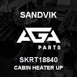 SKRT18840 Sandvik CABIN HEATER UP | AGA Parts