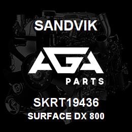 SKRT19436 Sandvik SURFACE DX 800 | AGA Parts