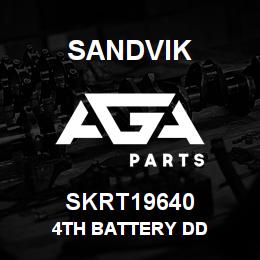 SKRT19640 Sandvik 4TH BATTERY DD | AGA Parts