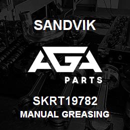 SKRT19782 Sandvik MANUAL GREASING | AGA Parts