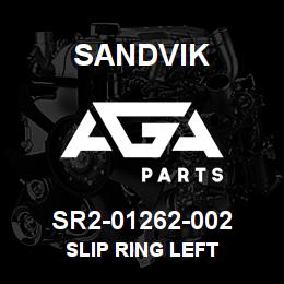 SR2-01262-002 Sandvik SLIP RING LEFT | AGA Parts