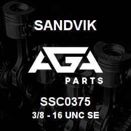 SSC0375 Sandvik 3/8 - 16 UNC SE | AGA Parts
