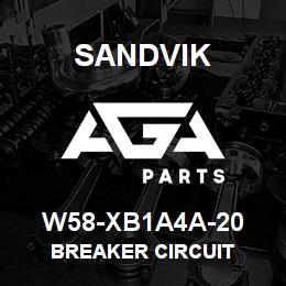 W58-XB1A4A-20 Sandvik BREAKER CIRCUIT | AGA Parts