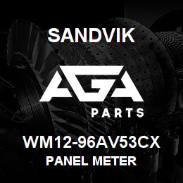 WM12-96AV53CX Sandvik PANEL METER | AGA Parts