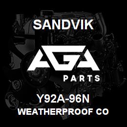 Y92A-96N Sandvik WEATHERPROOF CO | AGA Parts